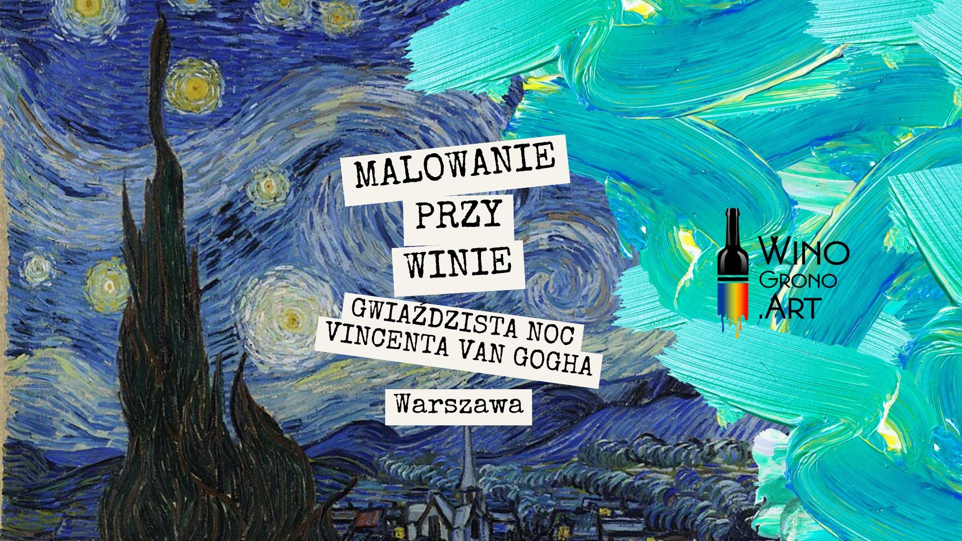 Vincenta Van Gogha Stary Człowiek W Smutku Malowanie przy winie: Gwiaździsta noc Vincenta van Gogha w Warszawie