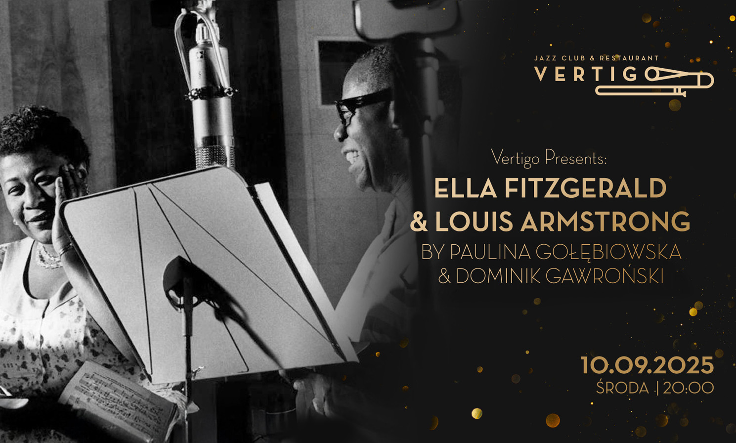 Ella Fitzgerald & Louis Armstrong by Paulina Gołębiowska & Dominik Gawroński