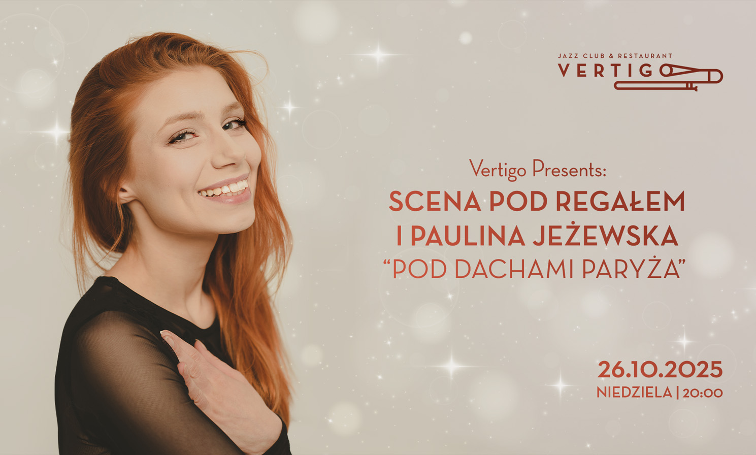 Scena Pod Regałem i Paulina Jeżewska Pod Dachami Paryża