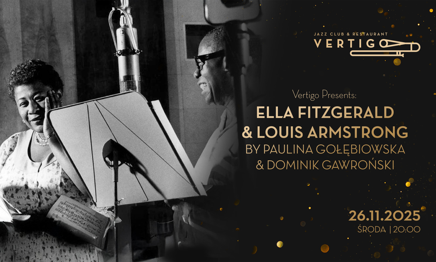 Ella Fitzgerald & Louis Armstrong by Paulina Gołębiowska & Dominik Gawroński