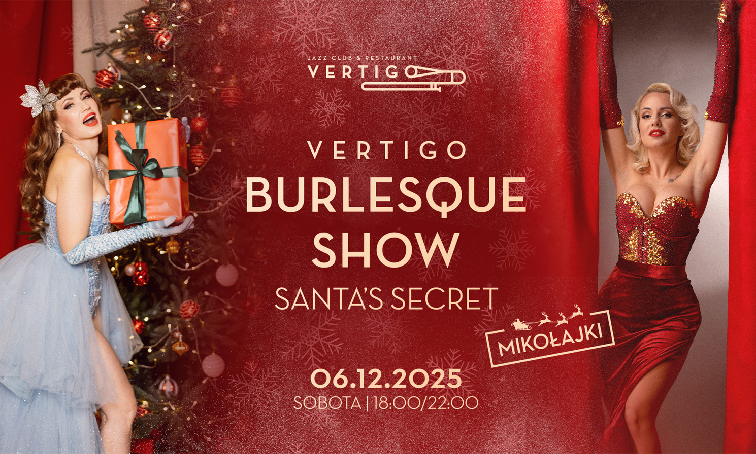 Vertigo Burlesque Show: Santa’s Secret | Mikołajki