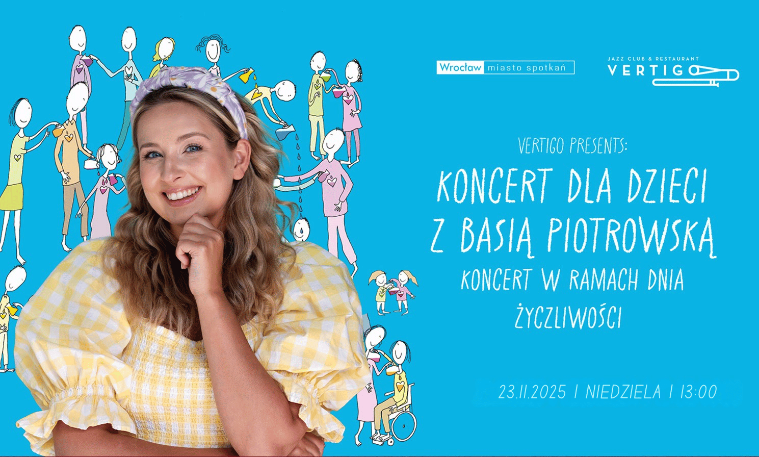 Koncert dla dzieci z Basią Piotrowską – Świat Calineczki | KONCERT W RAMACH DNIA ŻYCZLIWOŚCI