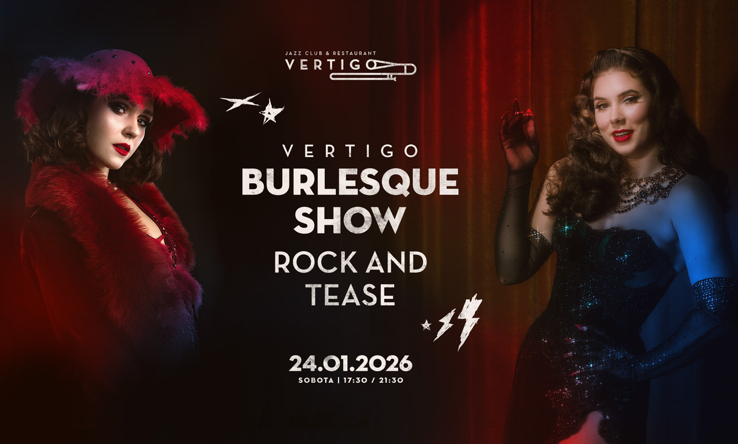Vertigo Burlesque Show: Rock and Tease