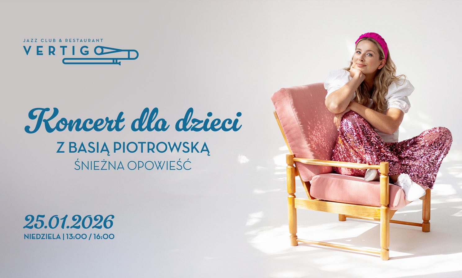 Koncert dla dzieci z Basią Piotrowską – Śnieżna opowieść