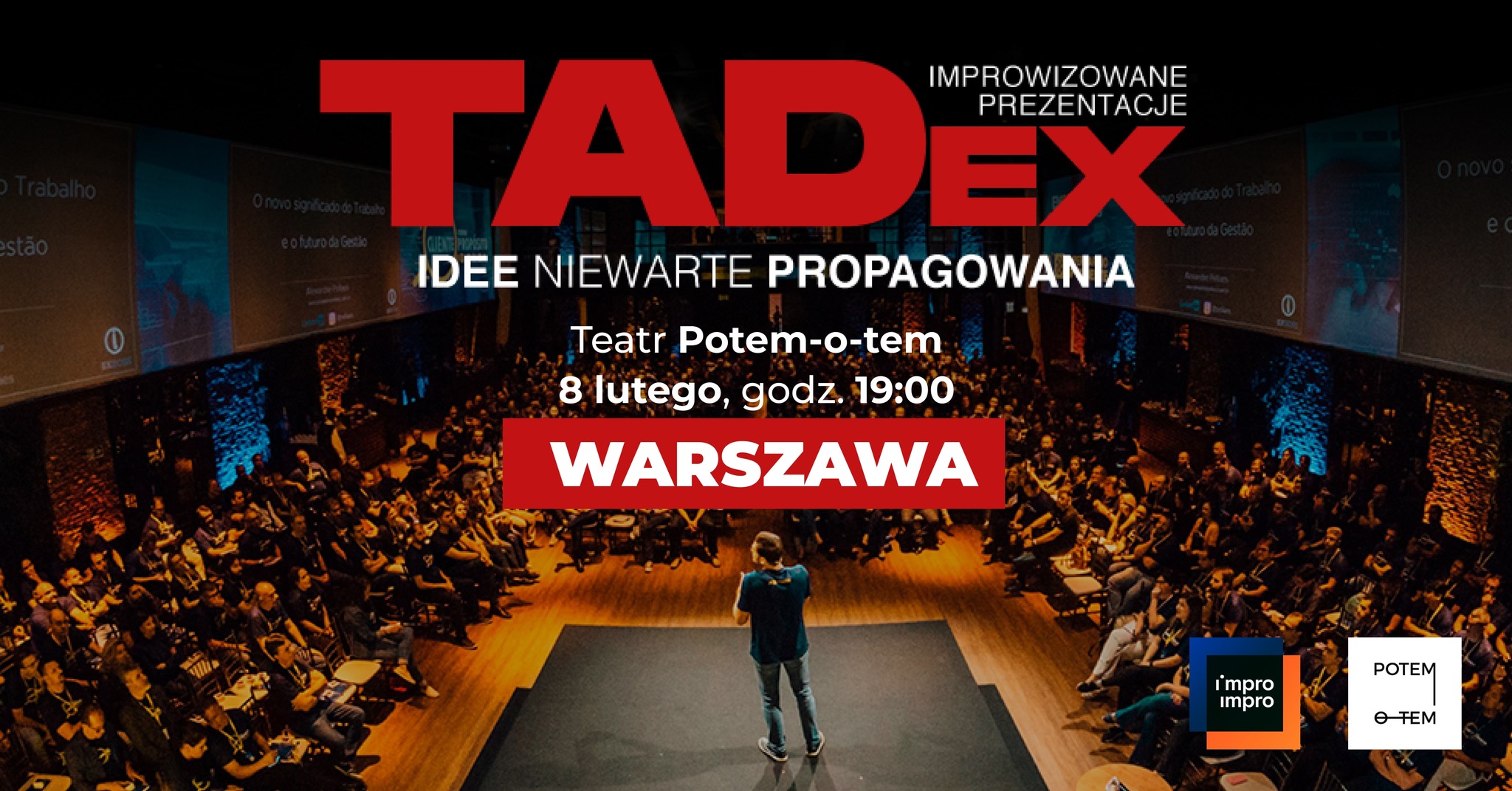 TADex - improwizowane prezentacje | Bilety